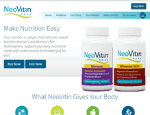 Tablet Screenshot of neovitin.com